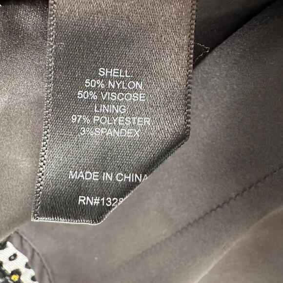 House of Harlow x REVOLVE V-Neck Blouse size XS Black with Gold Dots - Picture 6 of 8